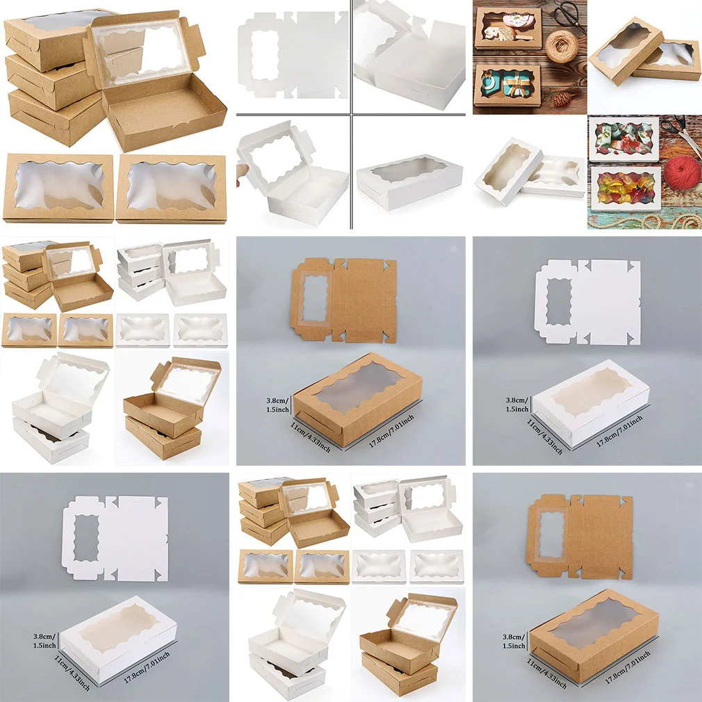 Luxury Cake Boxes With Window Bakery Boxes For Pastries